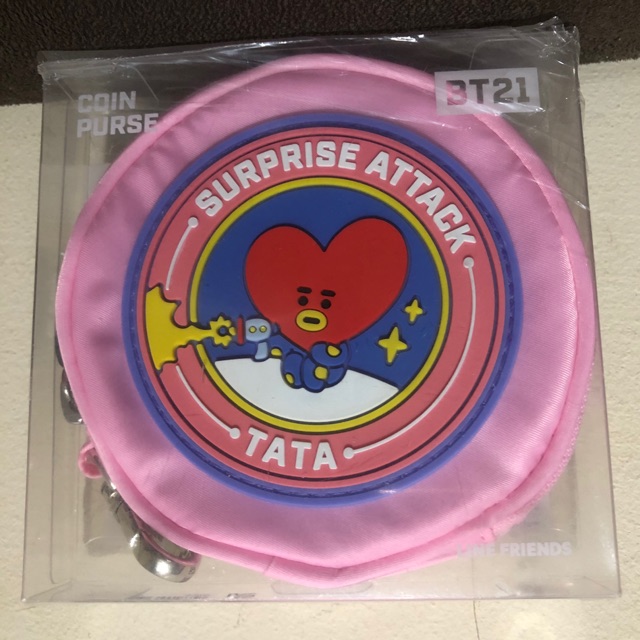 Official Line BT21 Coin Purse - TATA