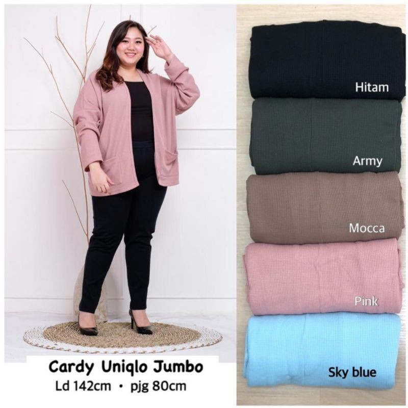 Amy Oversize Knit Cardy - Kardigan Rajut Jumbo