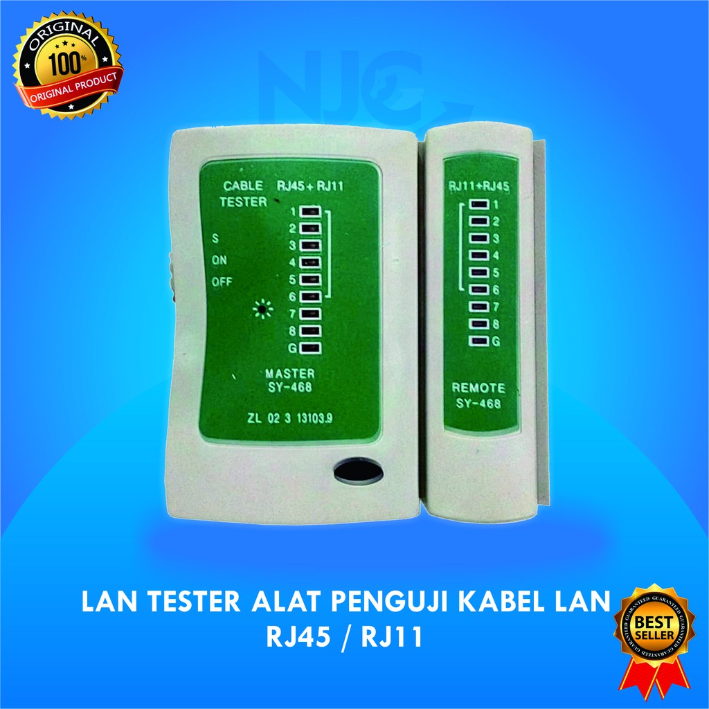 Lan Tester Alat Penguji Kabel Lan Rj45 Rj11 Shopee Indonesia