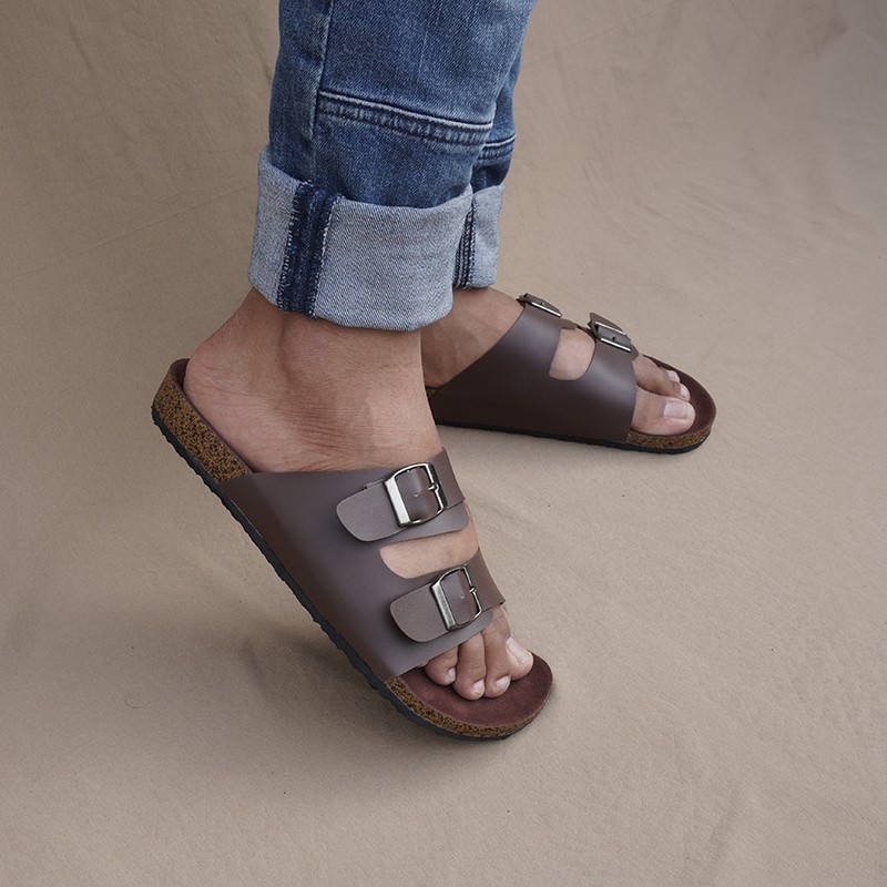 [ GEBYAR PROMO 6.6 ] Sendal Pria Selop Briken Sandal Slip On Sandal Slide Selop Terbaru