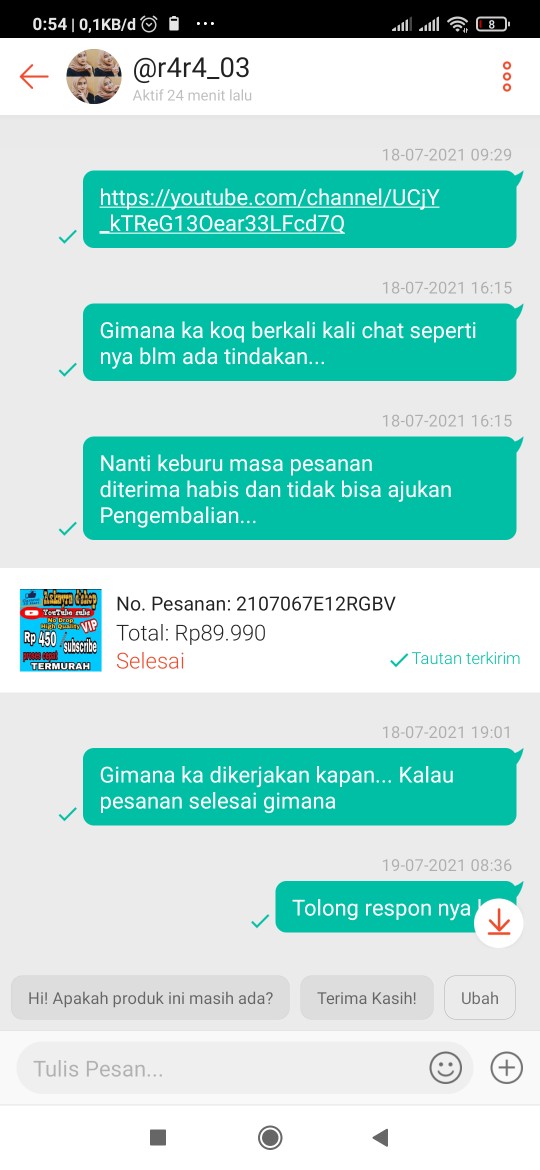 Subscribe Youtube Murah Bergaransi