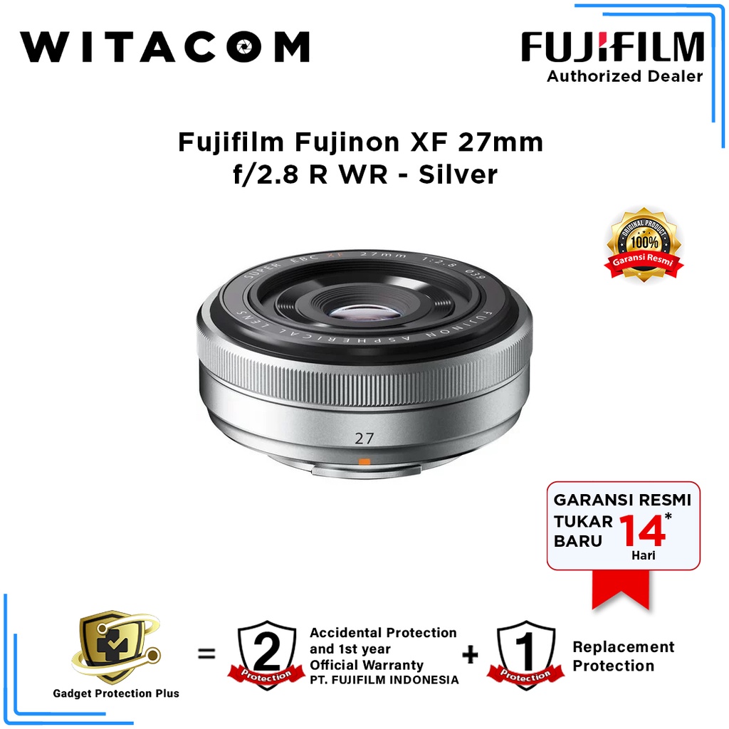 Fujifilm Fujinon XF 27mm XF27 mm f/2.8 R WR - Black