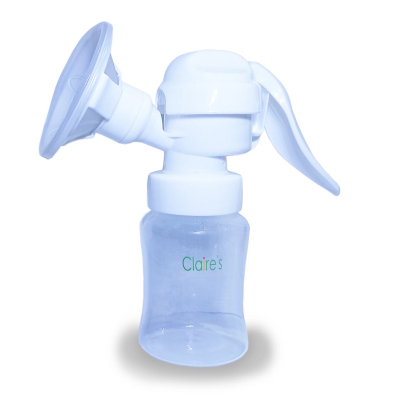 Claire's Manual Breast Pump A10 - Claires Pompa Asi Manual Ibu Menyusui + Botol Nipple