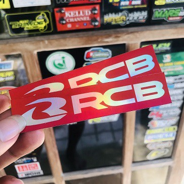 Sticker racing motor RCB racing boy ( bijian )