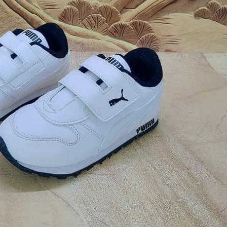 ➮ Sepatu Anak Laki Laki Perempuan Full Putih Usia 1 2 3 4 5 6 7 Tahun Sepatu Anak Cewek Cowok ☛