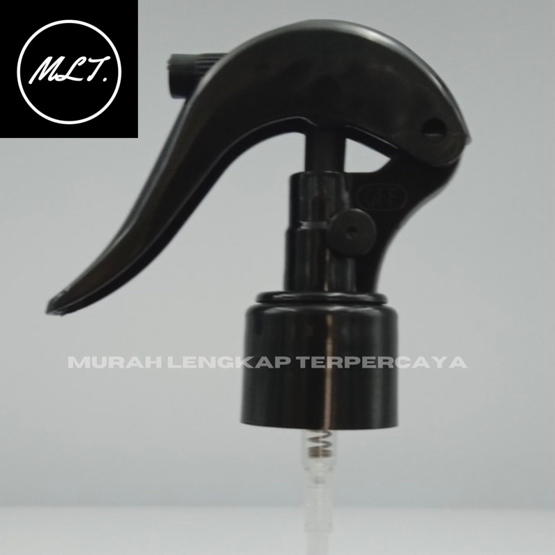 TUTUP SPRAY TRIGGER NECK 24 HITAM / TUTUP BOTOL TRIGER SPRAY SPRAYER / TUTUP SPRAYER TRIGGER NECK 24