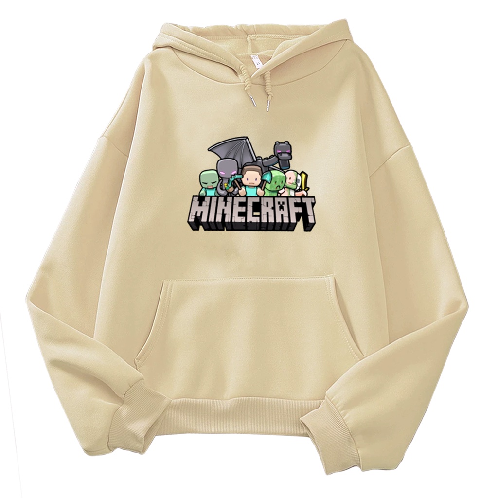 Sweater hoodie anak laki laki MINE GAME suwiter anak cowok cewek game