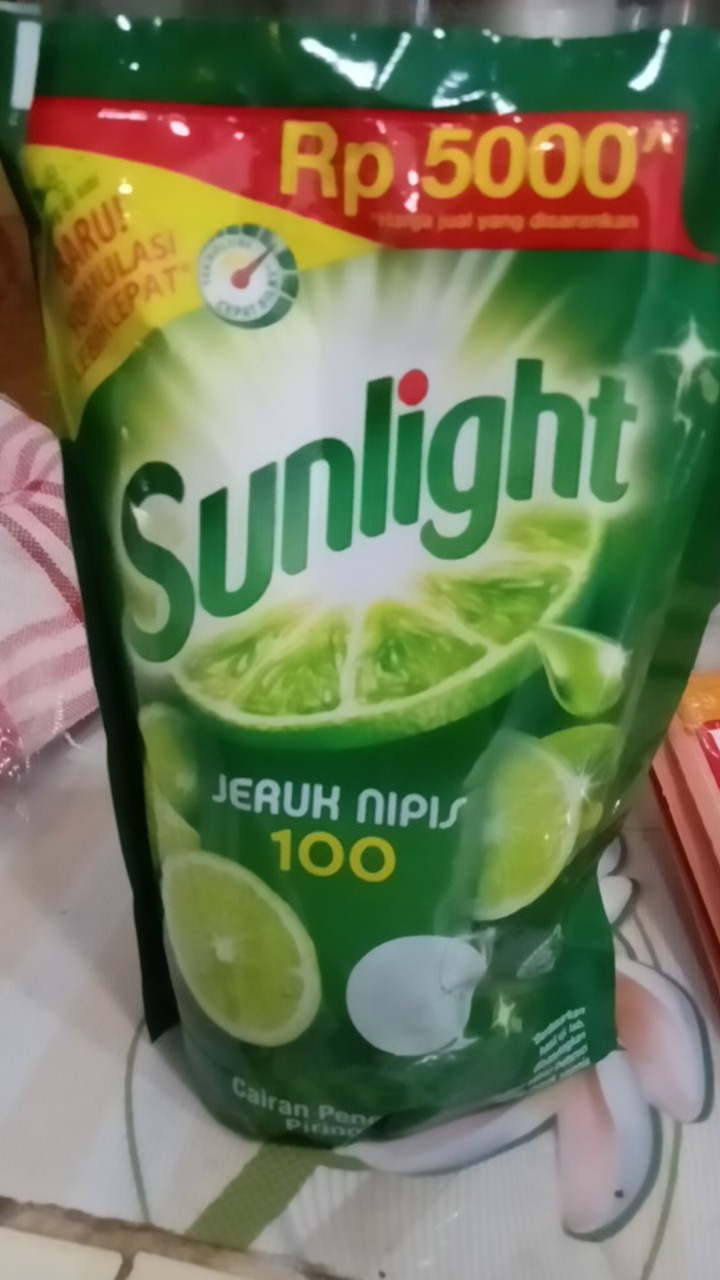 Sunlight Jeruk Nipis Pouch 210ml