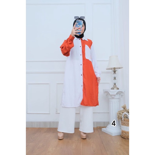 PROMO INDY TUNIK/LONG TUNIK/ATASAN WANITA RAYON JUMBO LD 120