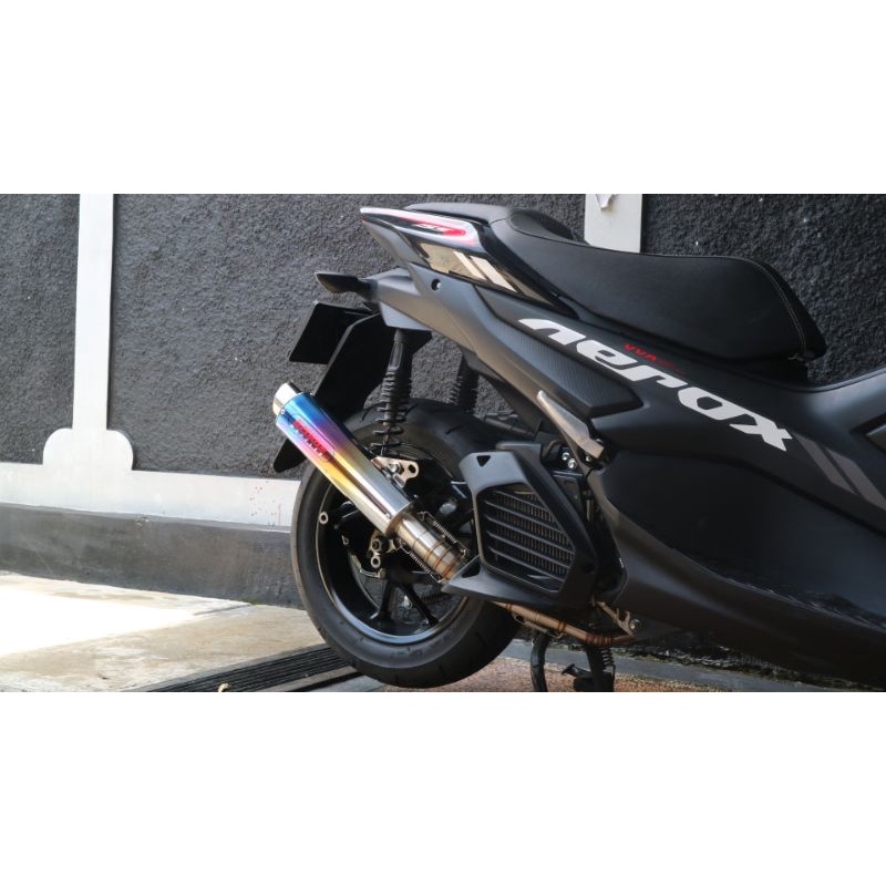 Knalpot Smoke Muffler Yamaha Aerox 155 Bkn Tzm Project