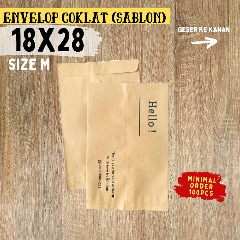 

AMPLOP SABLON 18x28 (baca deskripsi)