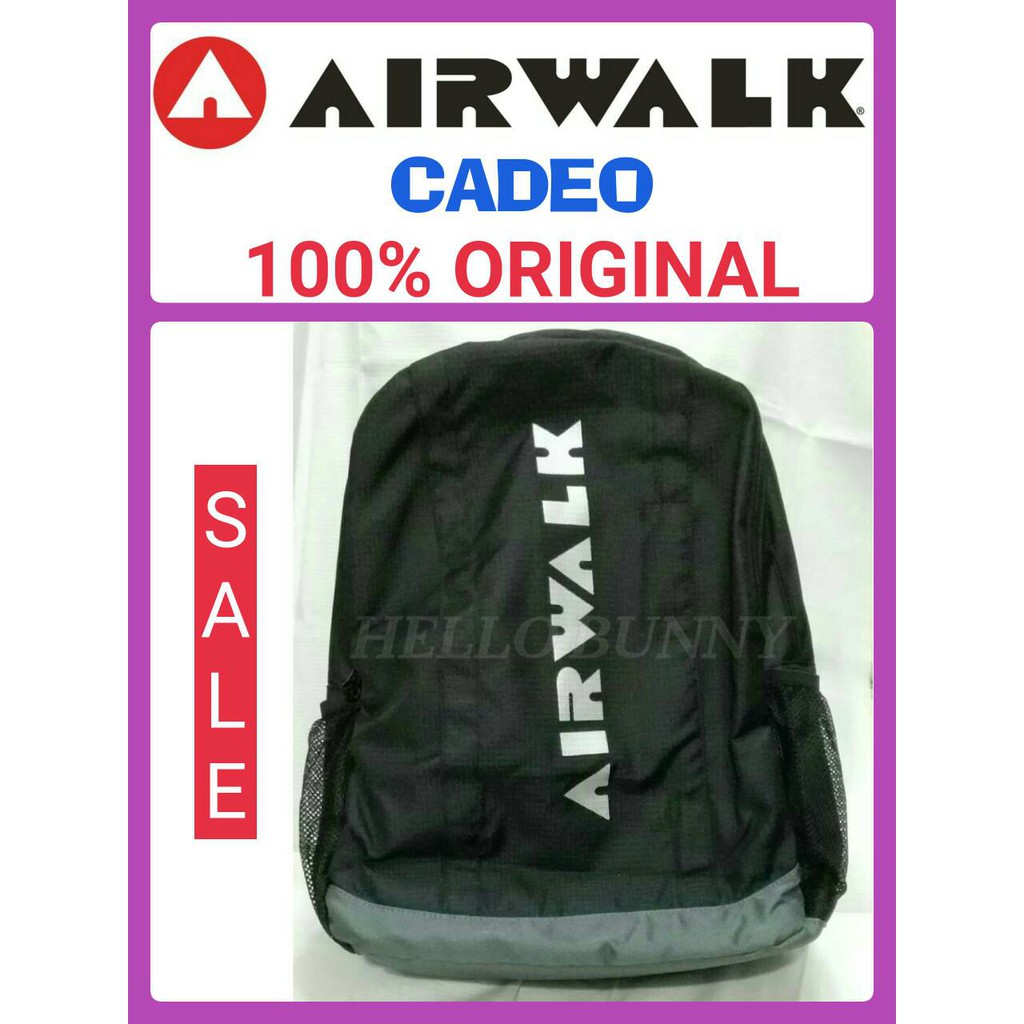 PROMO - Tas Ransel Laptop Punggung Backpack / Tas Sekolah Anak - AIRWALK Cadeo (100% ORIGINAL) Murah