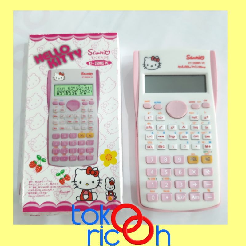 

kalkulator ilmiah / Scientific Calculator hello kitty / doraemon