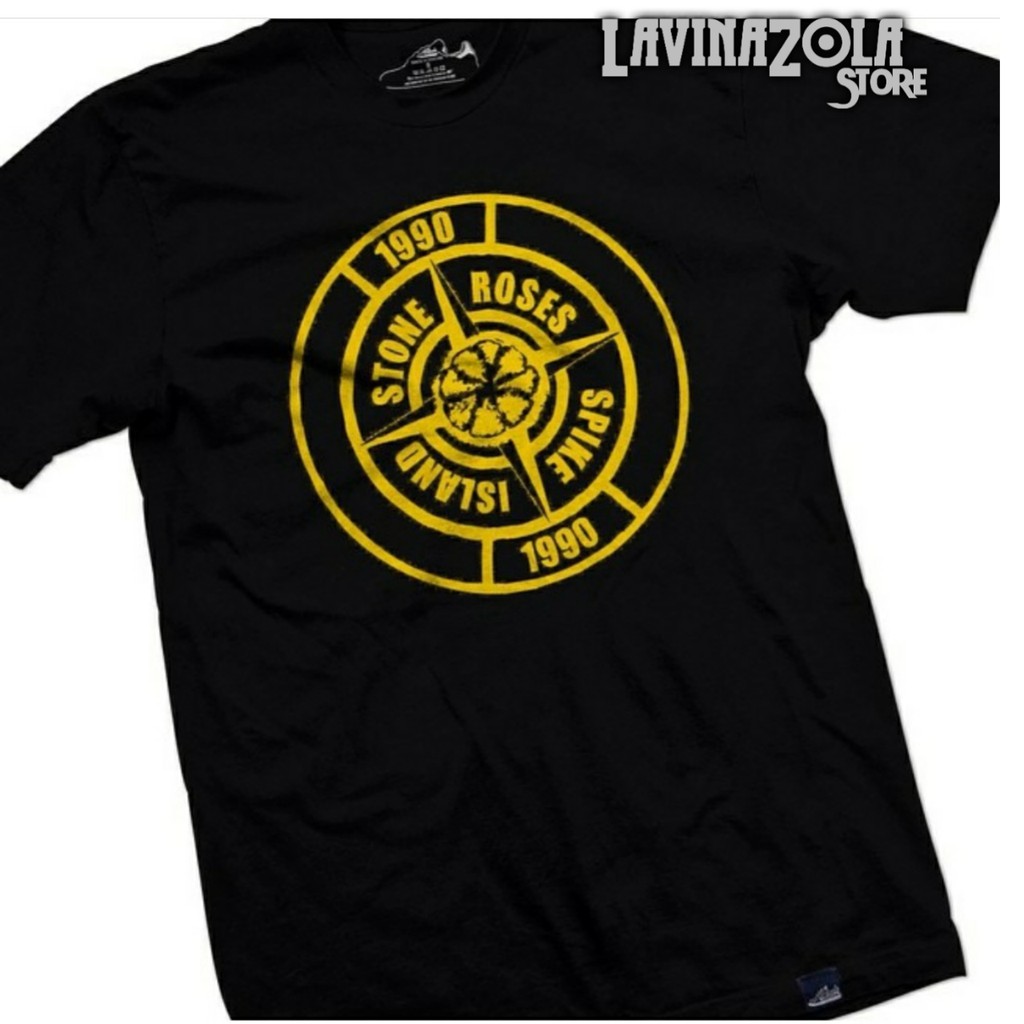 Tshirt baju stone roses island hitam football casuals persib bandung bobotoh viking persija