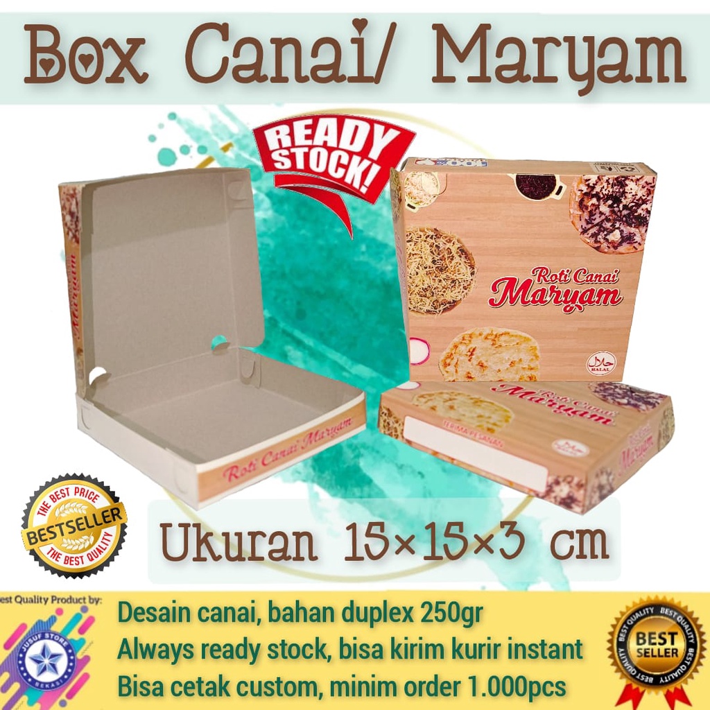 

Dus Canai/ Box Cane/ Roti Maryam Coklat @1Pcs