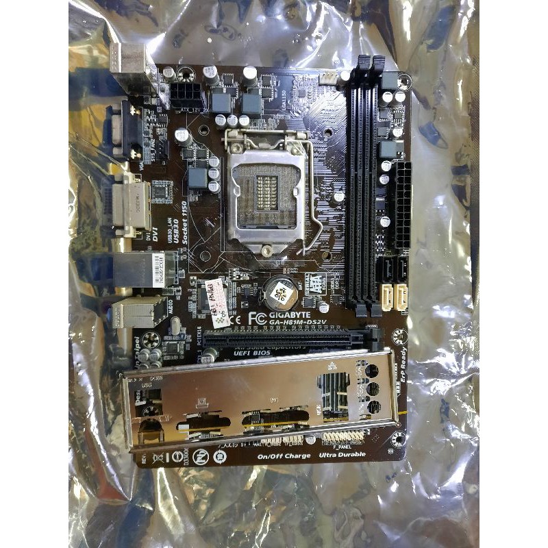 Paket Mainboard h81 ddr3 prosesore core i3 4160 ram 16gb fan Gigabyte Asus