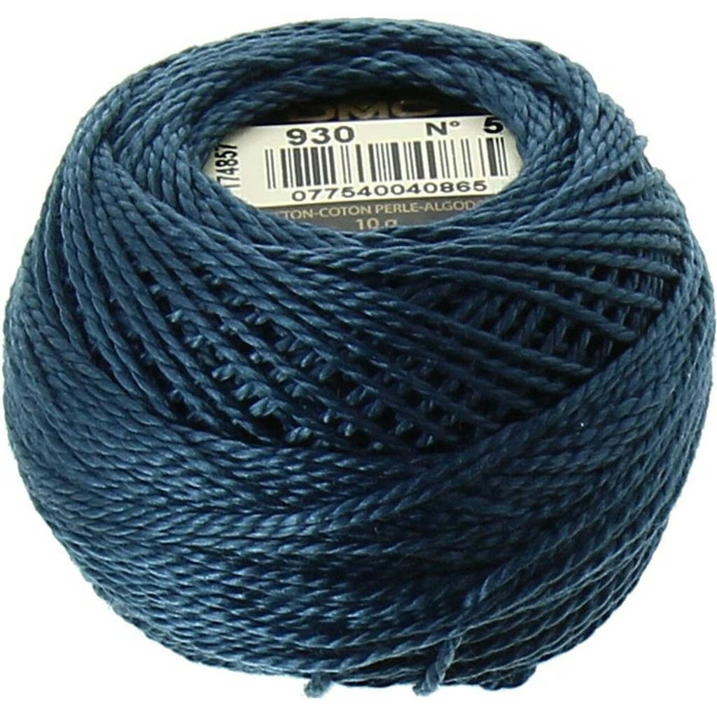 Benang Sulam DMC Art 116 Cotton Perle Pearl Ball Size 5 Kode 930