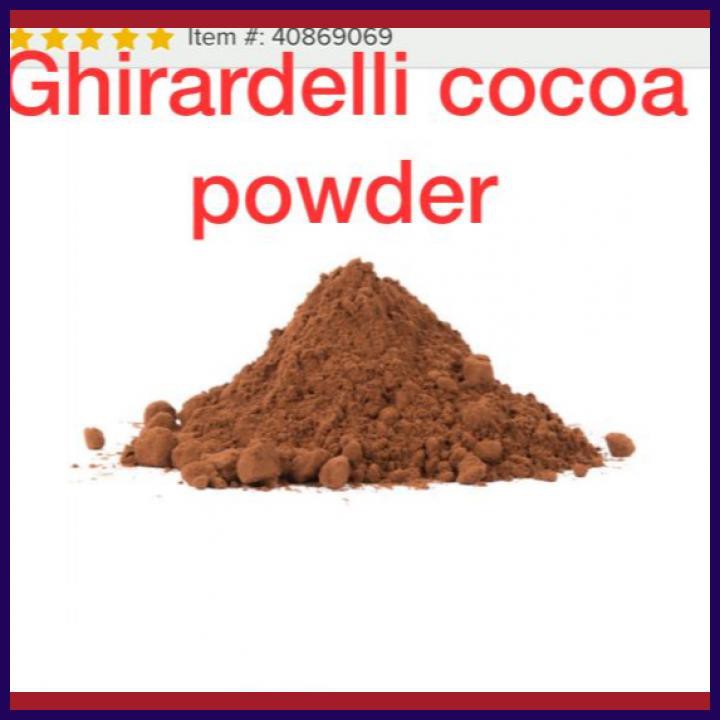 

GHIRARDELLI SUNRISE PREMIUM USA COCOA POWDER UNSWEET 500GR