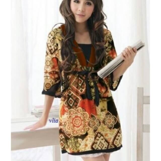 Blouse panjang Batik Wanita Remaja Dewasa