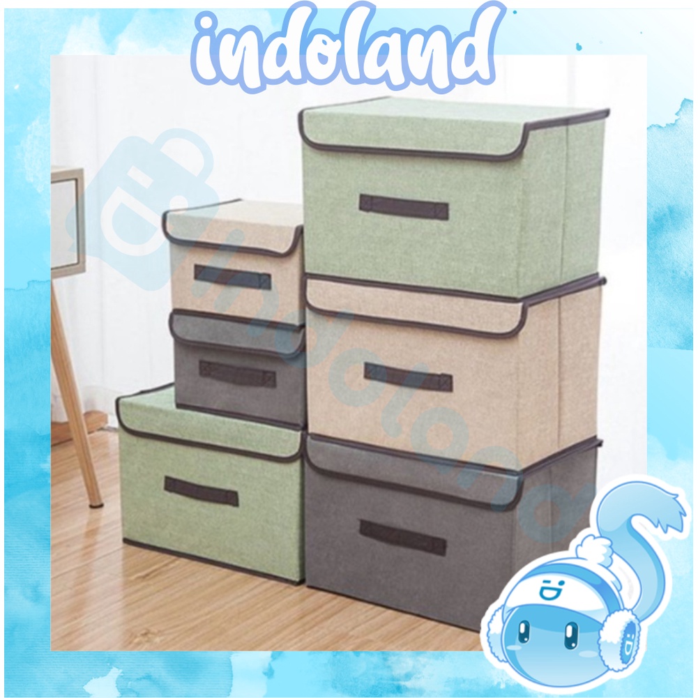 ☀ INDOLAND ☀ R583 Box Organizer 2 in 1 Colour Storage Box Tempat Penyimpanan (1pc dpt 2box)