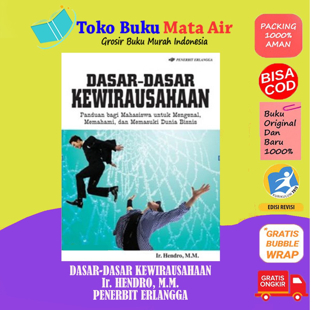 BEST SELLER DASAR-DASAR KEWIRAUSAHAAN-HENDRO-ERLANGGA