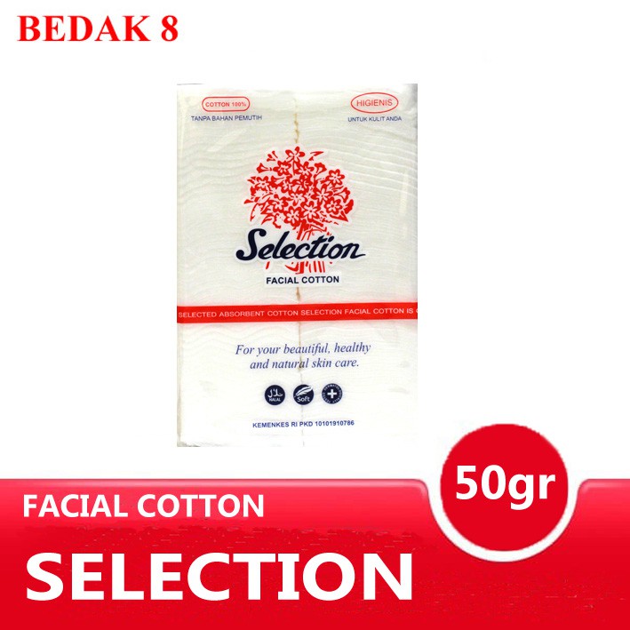 Kapas Selection 50 gr/ Kapas Wajah Selection/ Facial Cotton Selection