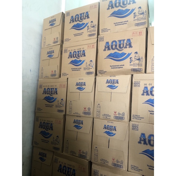 

Aqua 1500 Ml x 12 Botol @ Dus