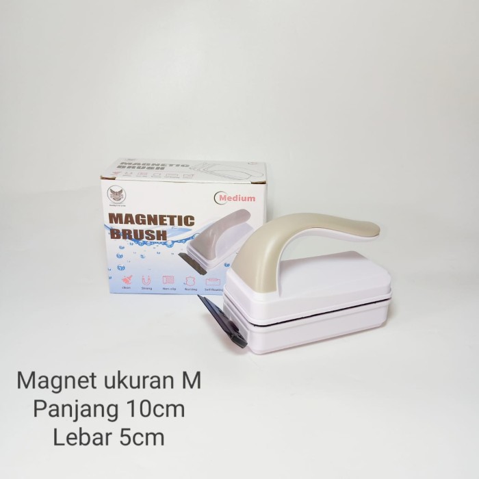 Sakkai Pro Floating Magnetic Brush M Medium Pembersih Kaca Aquarium