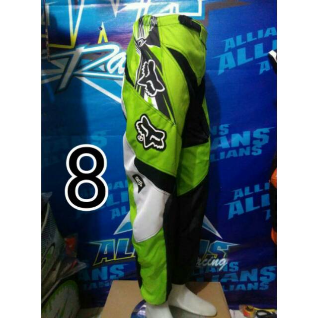 Celana cross trail 06 motif hijau