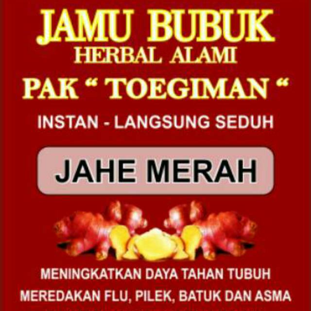 

Jahe Merah Instan