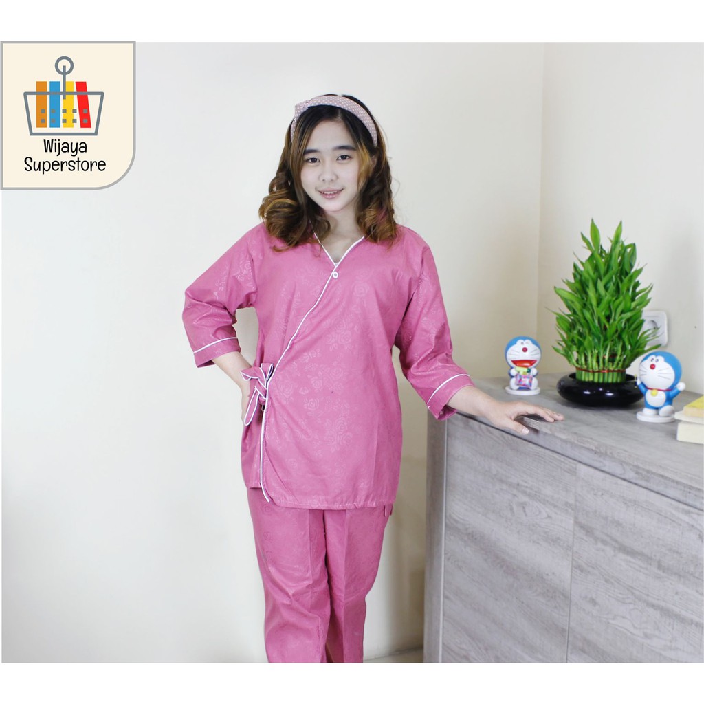 Piyama Kimono Wanita Dewasa CP EMBOS KIMONO [ 3 In 1 ]