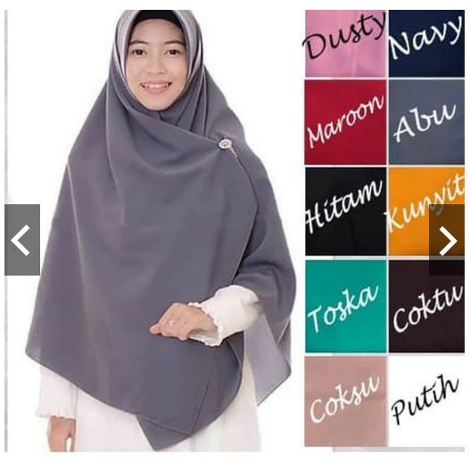 JILBAB SEGIEMPAT WOLFIS POLOS 130X130