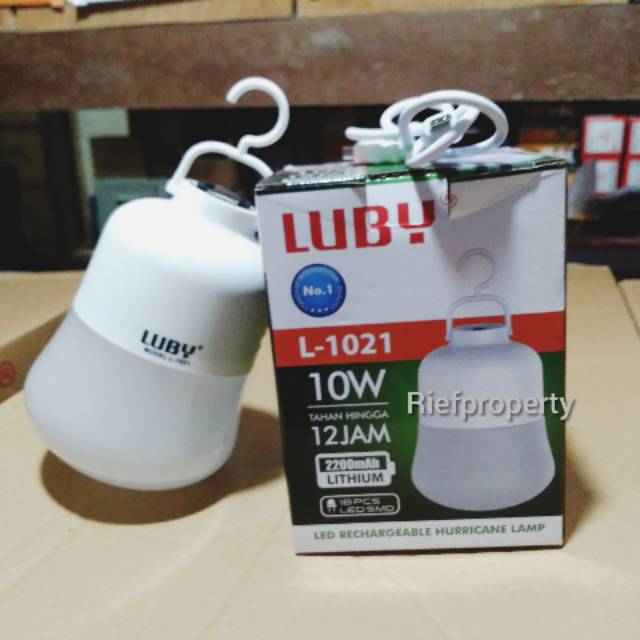 Lampu emergency luby L-1021 10 watt