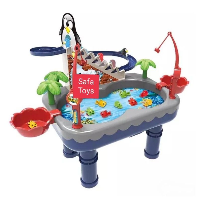 Mainan Anak Penguin Fishing 2in1