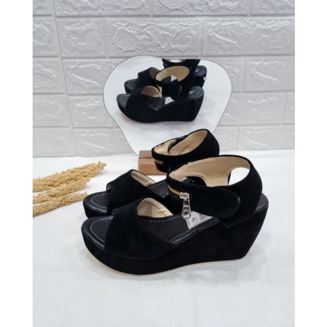 ABBUSHOES JH 97 Wedges Seleting Untuk Wanita (Terbaru)