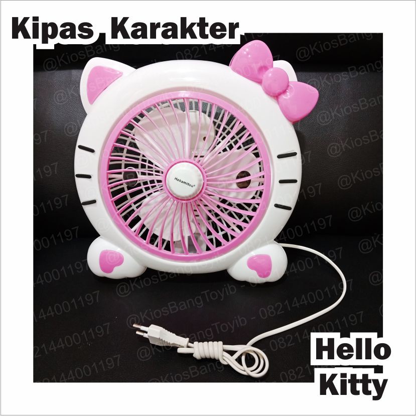 Kipas Angin Karakter // Kipas Angin Anak // Kipas Angin Hello Kitty