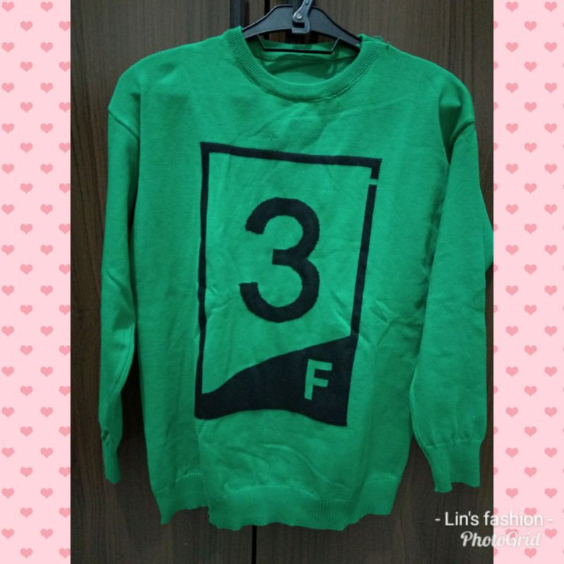 Atasan Rajut lengan panjang import