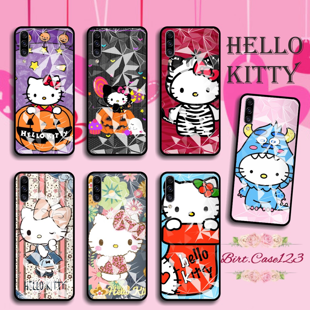 softcase diamond gambar HELLO KITTY Realme C1 C2 C3 U1 2 2 Pro 3 Pro 5 5i 5s Pro 6 Pro X Xt BC585