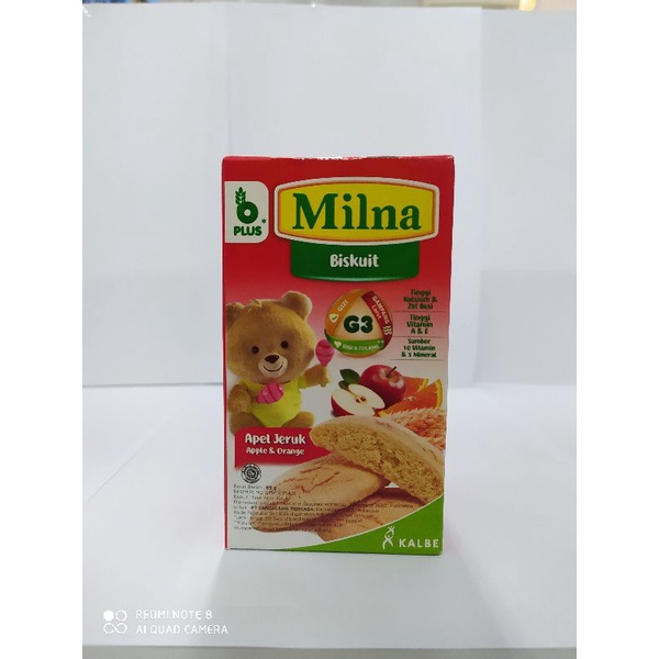 Milna Biskuit Bayi Apel Jeruk 65 GR