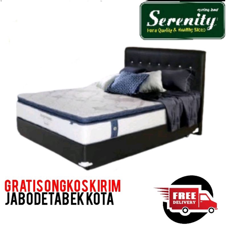 KASUR SPRINGBED IMPRESA POCKET LATEX 100 X 200 SERENITY || MATRAS ONLY || FULL SET