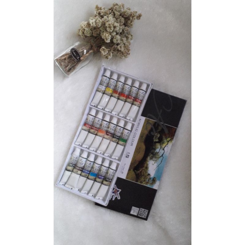 

[TERMURAH] CAT AKRILIK SET 18X12 ML/ XPRESSION ACRYLIC COLOR SET