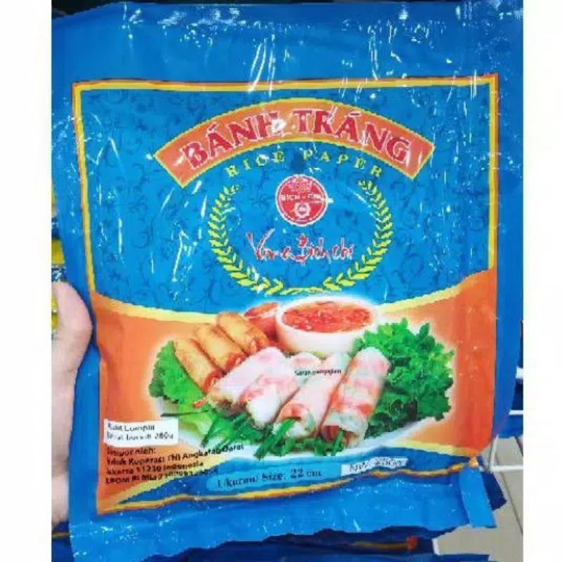 

Banh Trang Rice paper vietnam spring roll 22cm 400gr