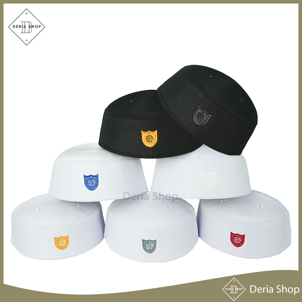 Peci MALAYSIA Haji Pria Kopiah Malaisia Palestina Putih Hitam Dewasa Anak Laki Kopyah Malasya Ori As