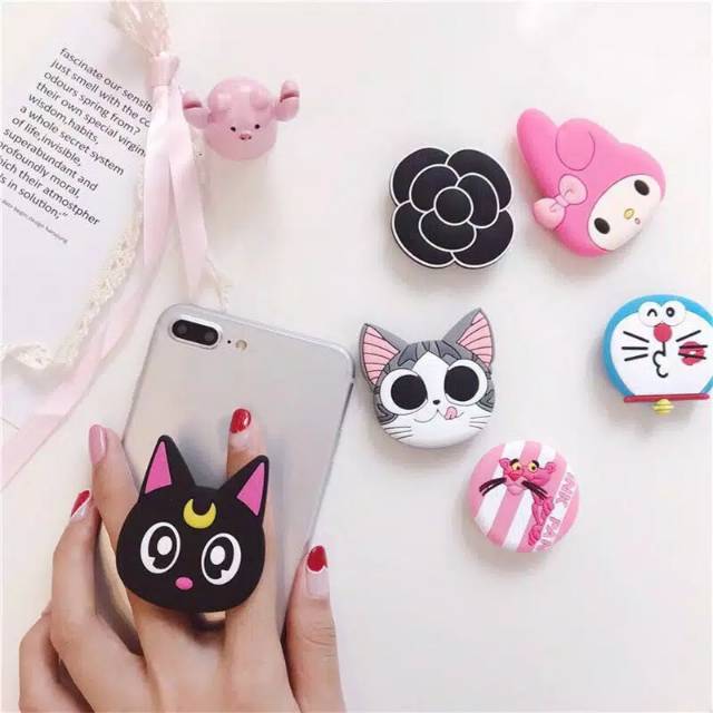 Pop socket hp karakter