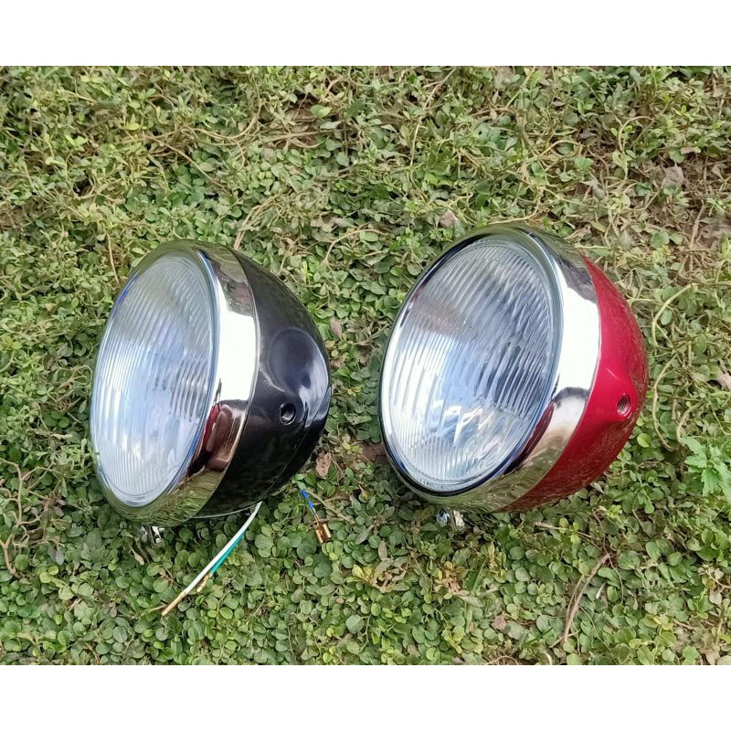 BATOK LAMPU DEPAN HM CB125 IMPORT FULSET TINGGAL PASANG 5,75 INCH CB GL MEGAPRO TIGER