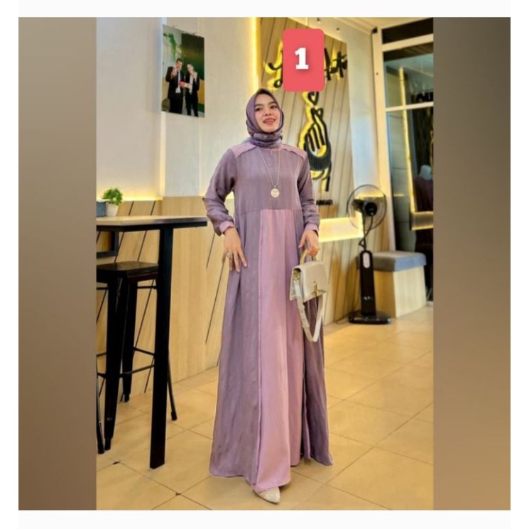 GAMIS HMF LUXURY ORI Zaskia dress/#49 BY HMF LUXURY