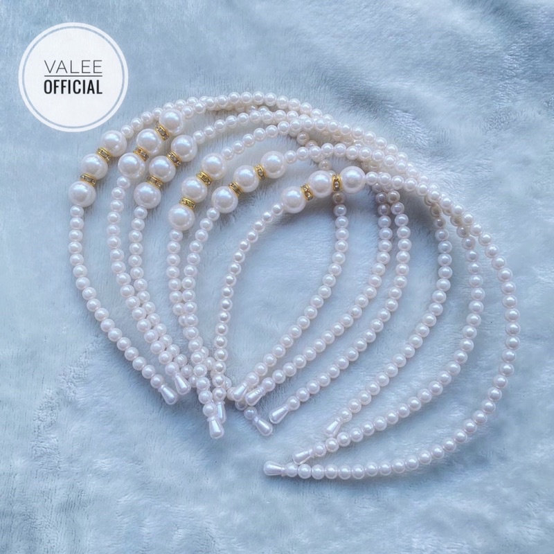 Banda Gaya Korea Mutiara Pearl Wanita Aksesoris Fashion Wanita Headband Mutiara Import