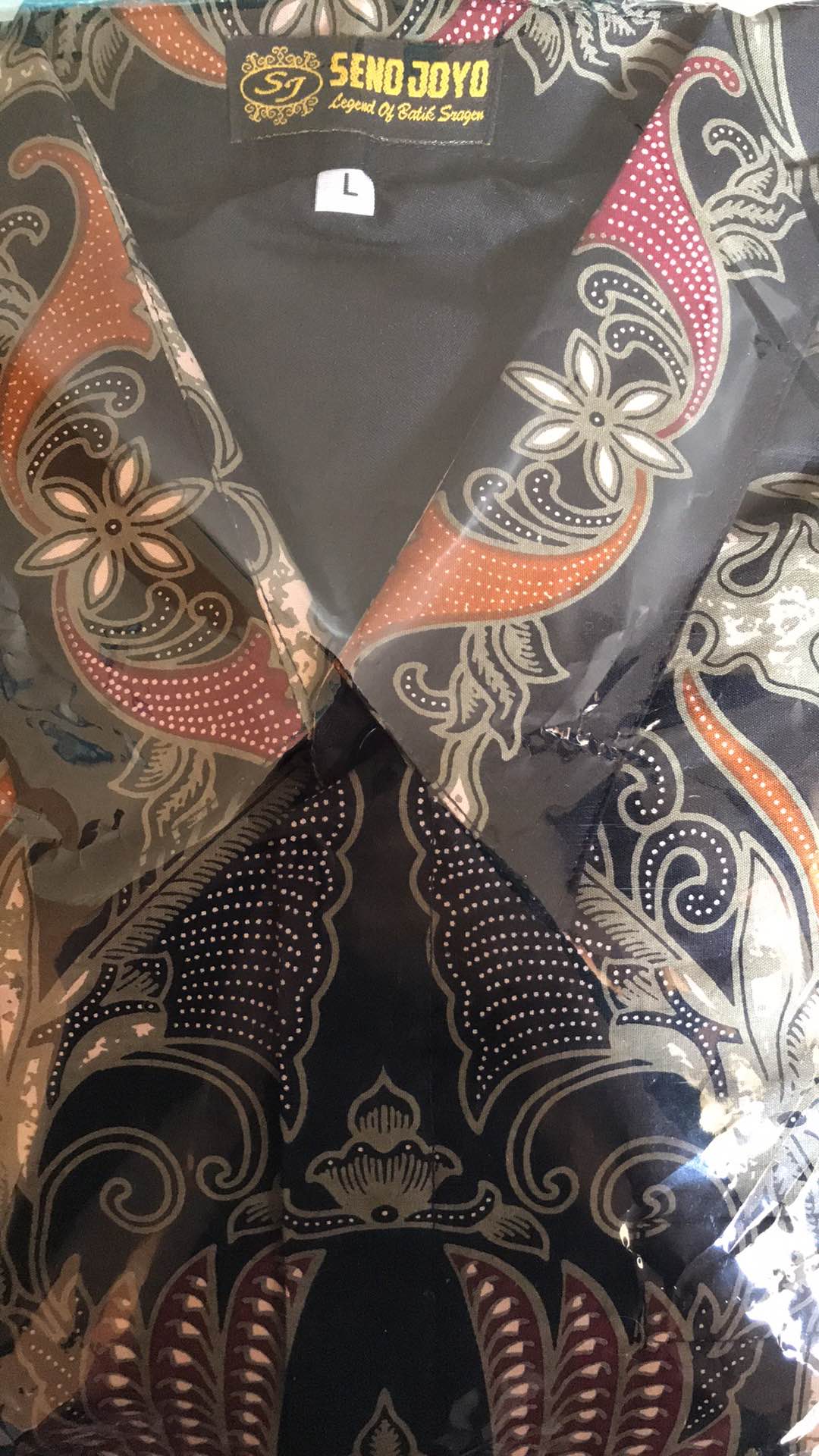 Kemeja Batik Pria Panjang Peksi Salur Full Furing