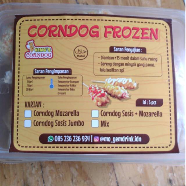 

CORNDOG MOZARELLA DAN SOSIS