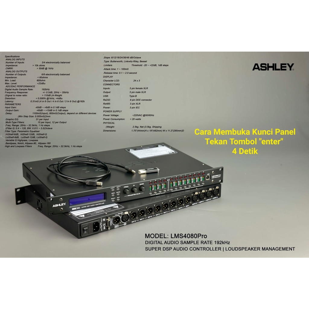 Speaker Management Ashley LMS 4080 PRO Original Ashley LMS4080 PRO